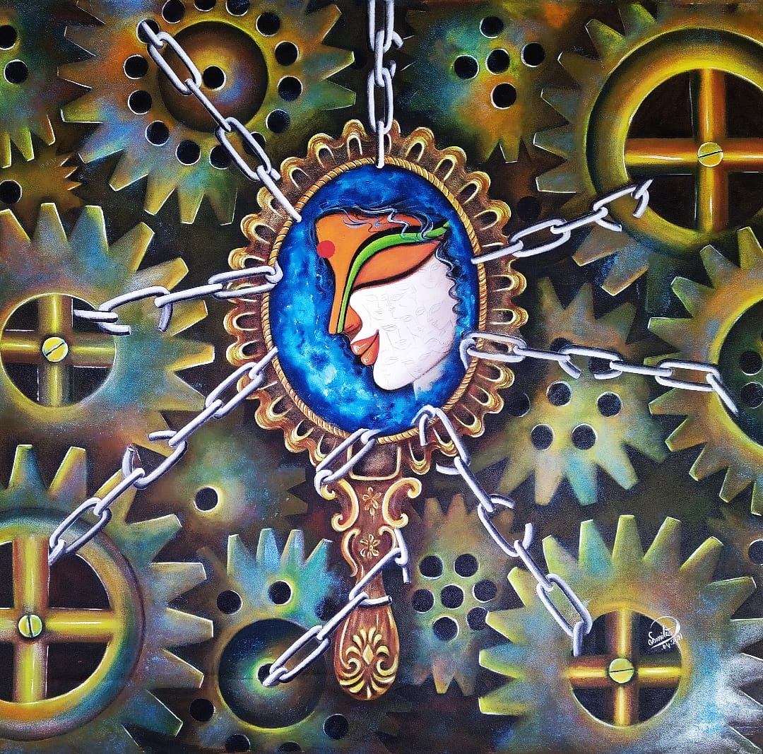 AKANSHA I Acrylic on Canvas I 36inx45in