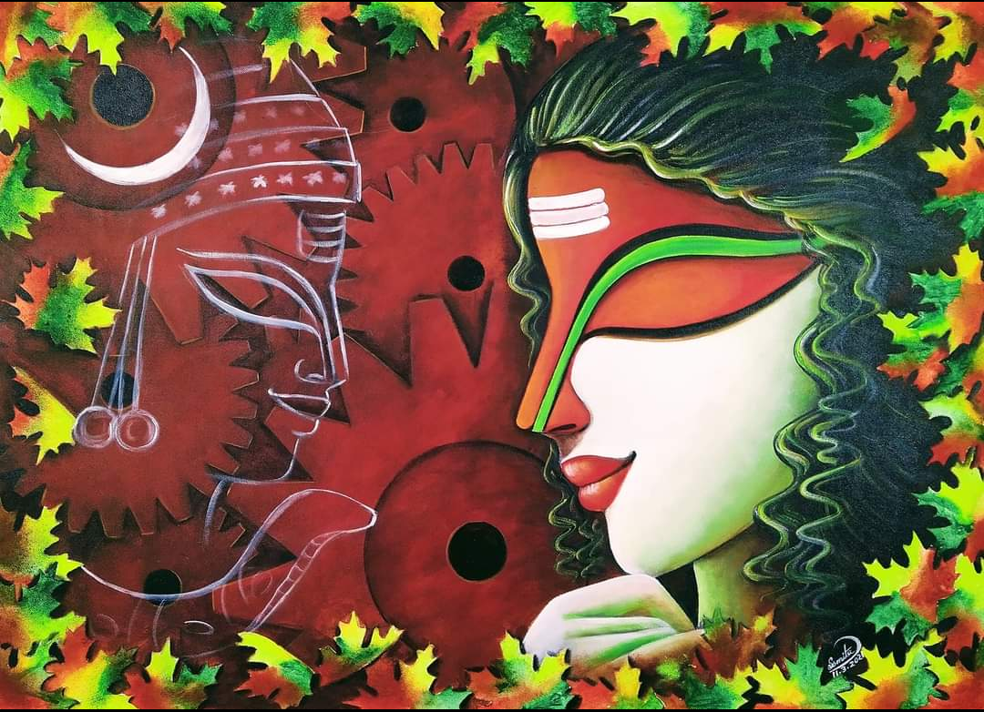 MANAS I Acrylic on Canvas I 24inx34in